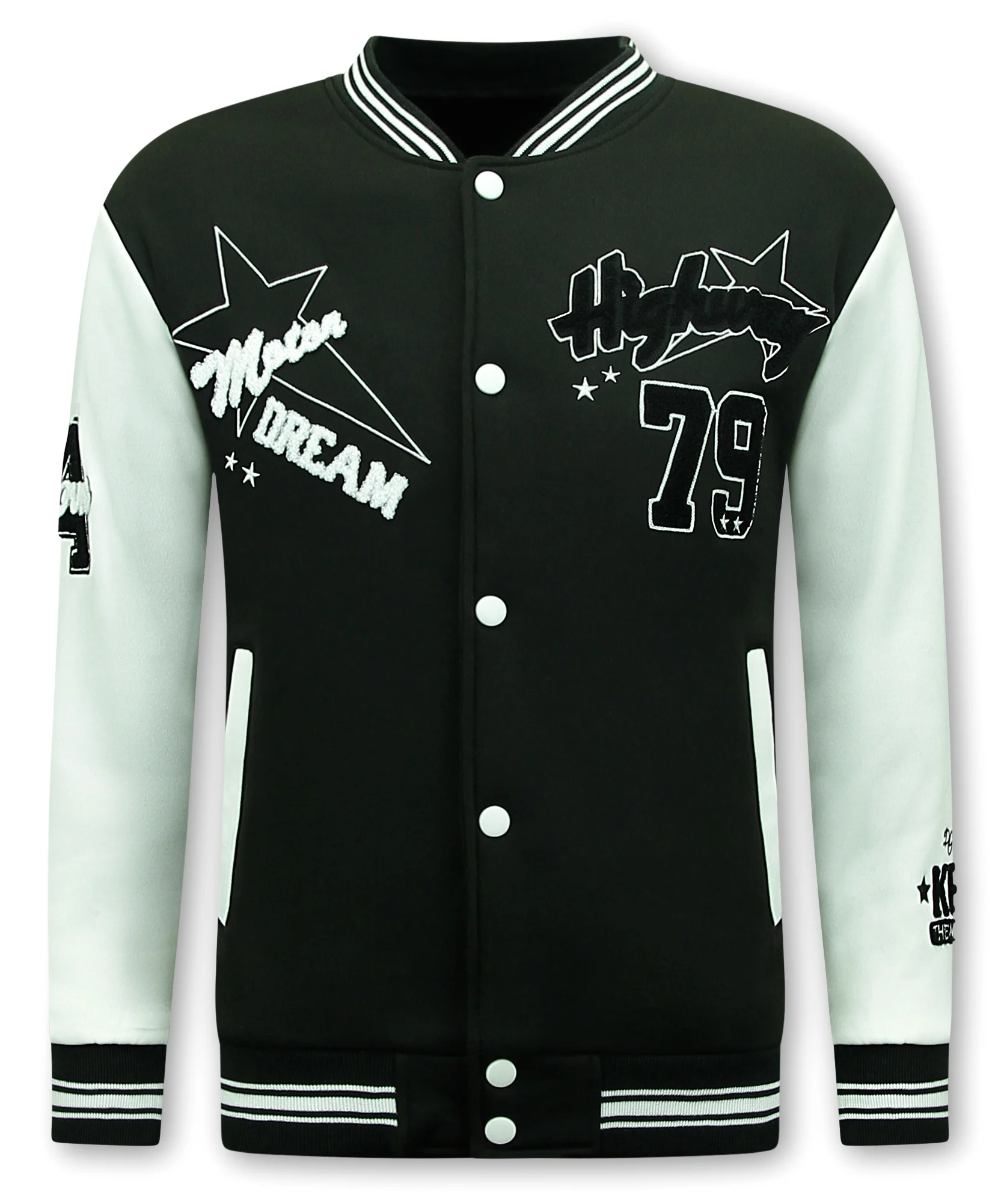 Local Fanatic Varsity vest baseball jas