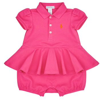 Polo Ralph Lauren Korte Jurk  SS PEPLUM BU-ONE PIECE-SHORTALL