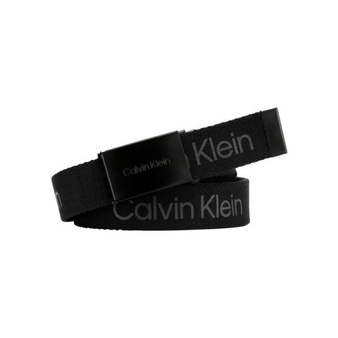 Calvin Klein Synthetische riem CALVIN LOGO CANVAS BELT Logoprinten, riemsluiting