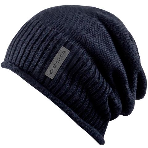 Chillouts Beanie Etienne Hat met een beschaafd logo-opschrift