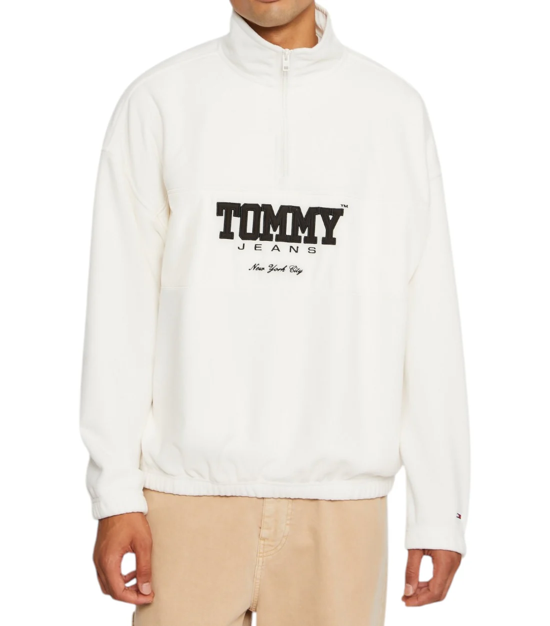 Tommy Hilfiger Half zipped fleece trui