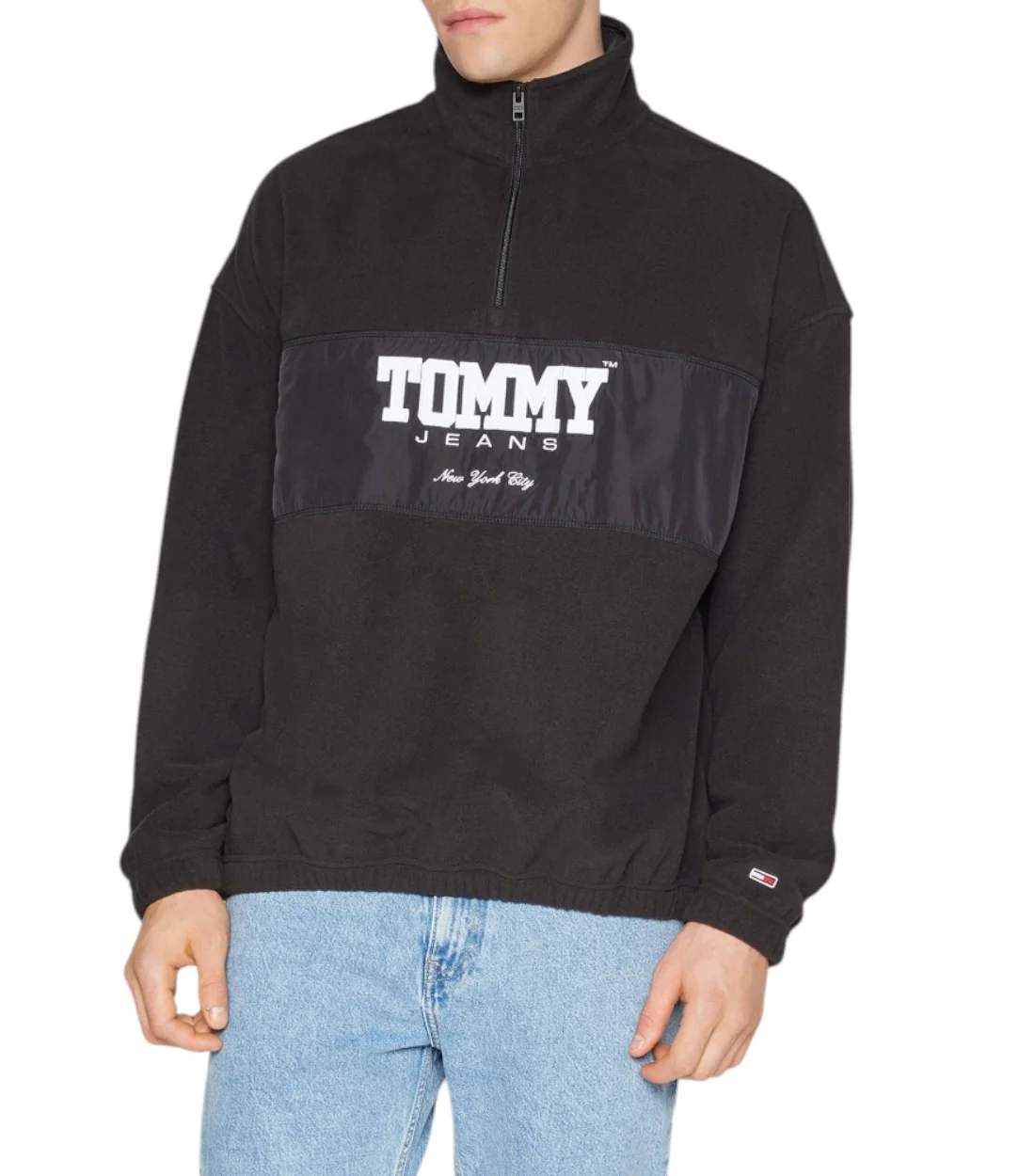 Tommy Hilfiger Half zipped fleece trui