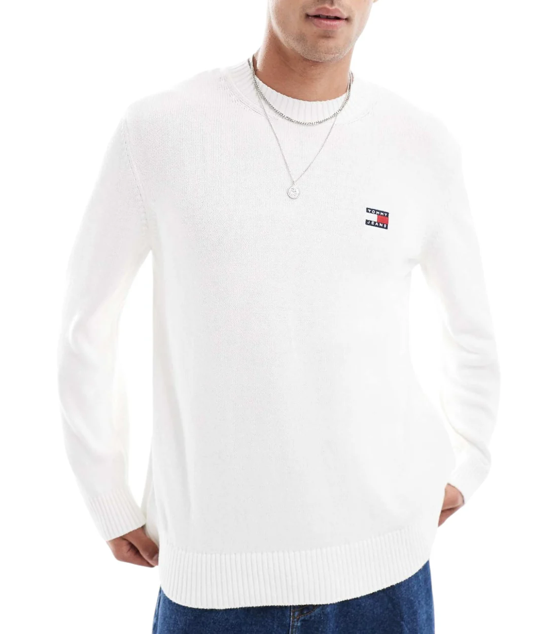 Tommy Hilfiger Gebreide trui met logobadge