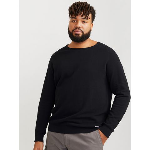 Jack & Jones PlusSize Trui met ronde hals JJEHILL KNIT CREW NECK NOOS PLS