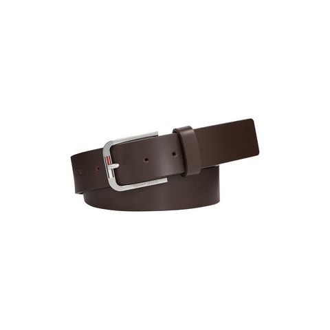 TOMMY JEANS Leren riem TJM AUSTIN 3.5 met een logo-opschrift