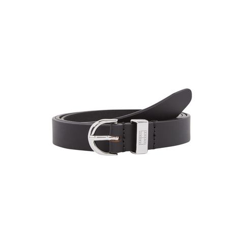 TOMMY JEANS Leren riem TJW HERITAGE OVAL Eenvoudige doornsluiting, logoprint