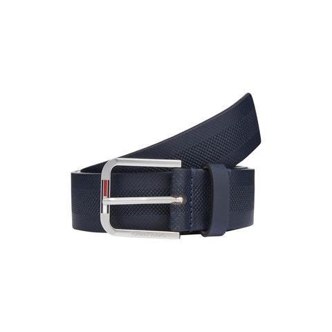 TOMMY JEANS Leren riem TJM AUSTIN 3.5 Eenvoudige doornsluiting, zachte haptiek