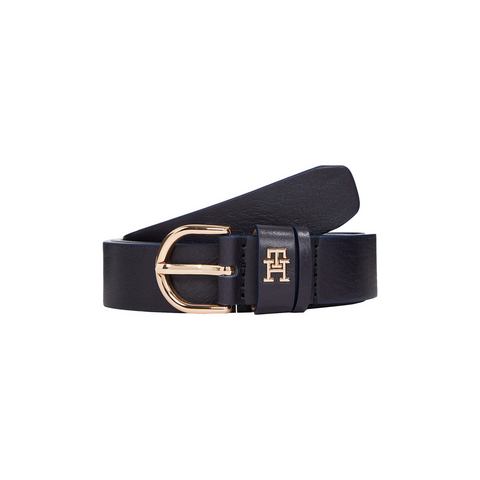 Tommy Hilfiger Leren riem ESSENTIAL EFFORTLESS 2.5 Logo-embleem, zachte aanraking