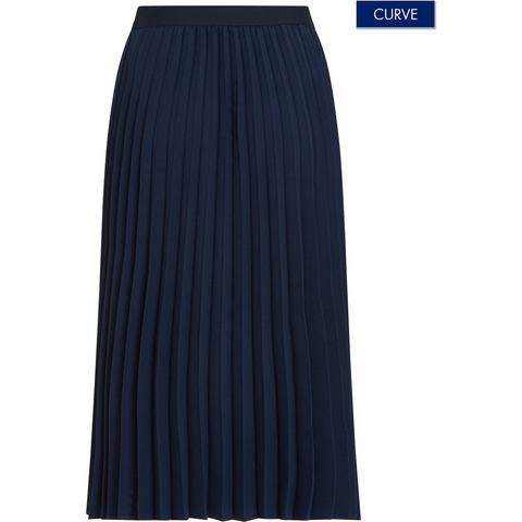 Tommy Hilfiger Curve Plissérok CRV FLUID PLEATED MIDI SKIRT