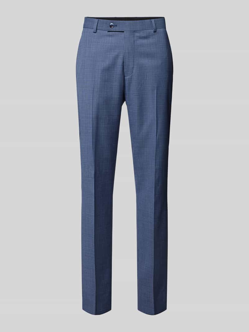 HECHTER PARIS Slim fit pantalon met persplooien