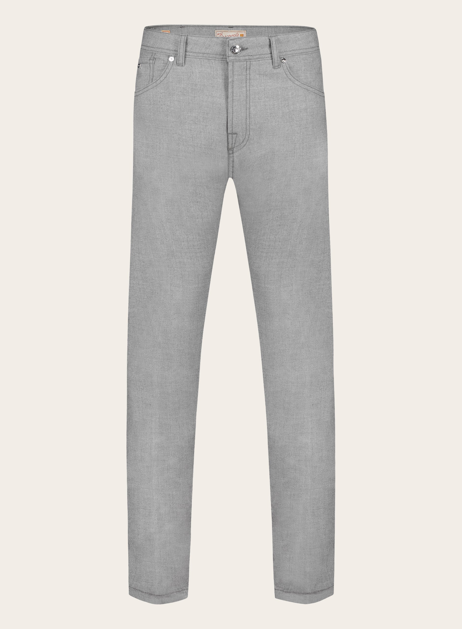 Marco Pescarolo Slim-fit 5-pocket broek van cashmere