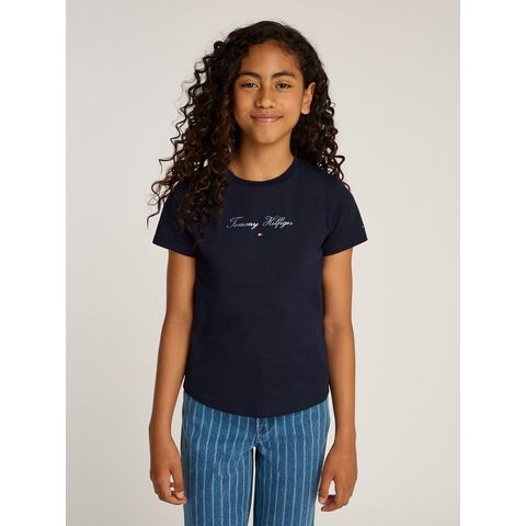 Tommy Hilfiger T-shirt met glinsterend opschrift