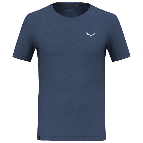 Salewa  Eagle Minilogo Alpine Merino T-Shirt - Merinoshirt, blauw