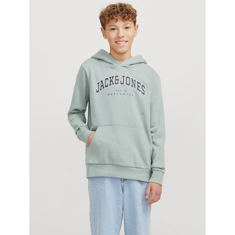 Jack & Jones Junior Hoodie JJECALEB VARSITY SWEAT HOOD NOOS JNR