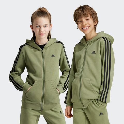 Adidas Sportswear Hoodie ESSENTIALS 3-STRIPE FLEECE KAPUZENJACKE