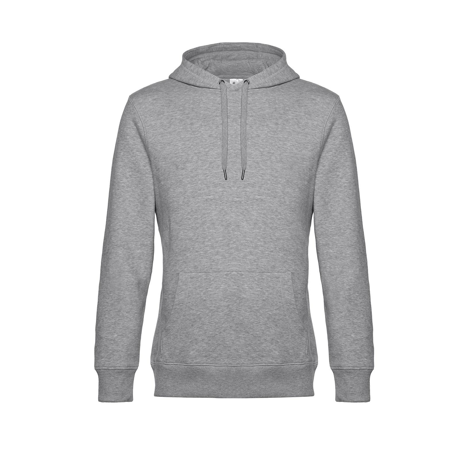 B and C Heren king sweater met capuchon