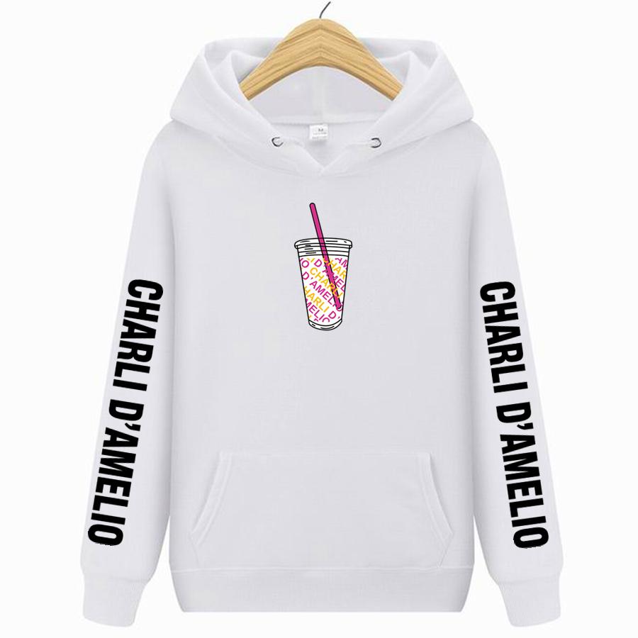 Boutique sports suit series 2 Heren en vrouwen lange mouwen Lce Coffee Splatter Hoodies Sweatshirts Japanse Streetwear Pullover Charli DAmelio Print Trainingspak S