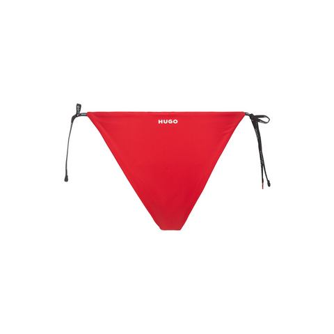 HUGO underwear Bikinibroekje PURE_SIDE TIE 10241961 01 met metalen logo-elementen