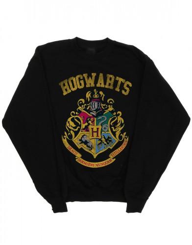 Harry Potter Mens Hogwarts Varsity Cotton Sweatshirt L zwart