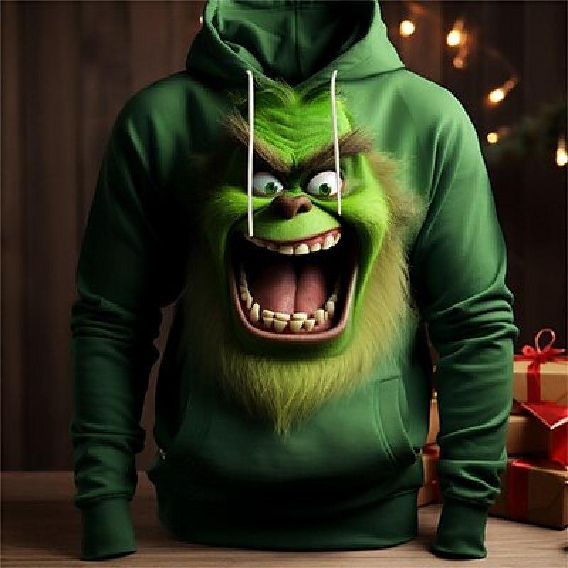 ETST WENDY 005 Grafische Elf herenmode 3D-print hoodie sport outdoor vakantie hoodies lange mouw capuchon print voorvak hoodie sweatshirt S