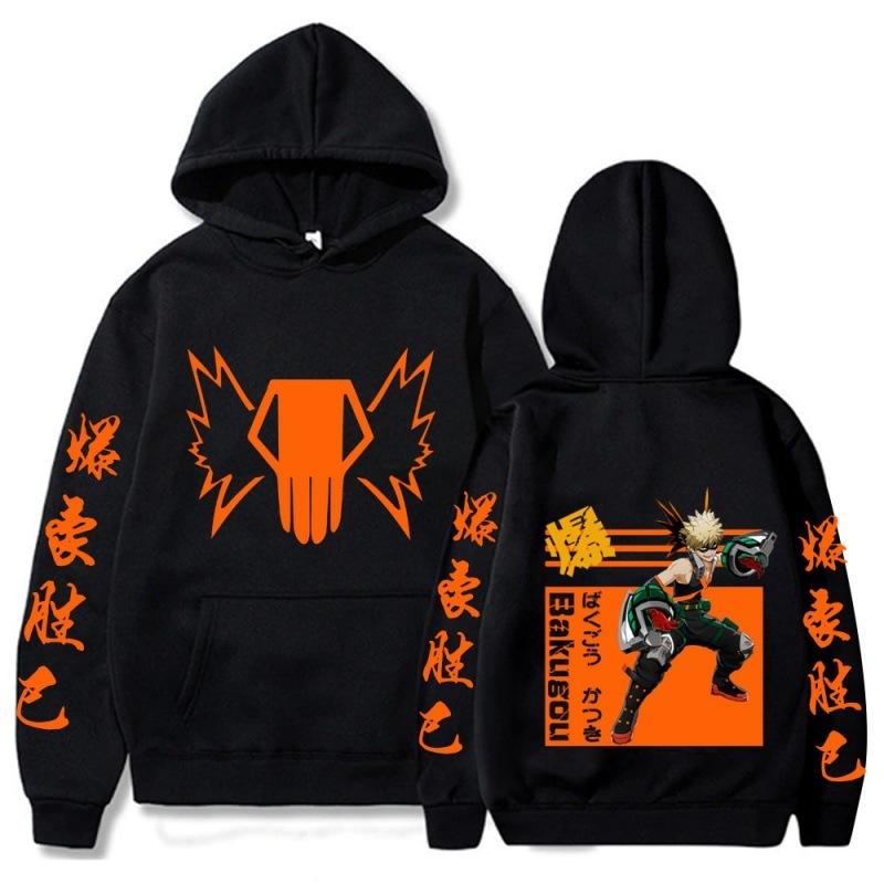 Nihao Nieuwe Mannen Kleding Anime Cosplay Mijn Hero Academia Hoodie Bakugo Katsuki Boku Geen Essentiële Grappige Harajuku Mannen Oversized Sweatshirts XL