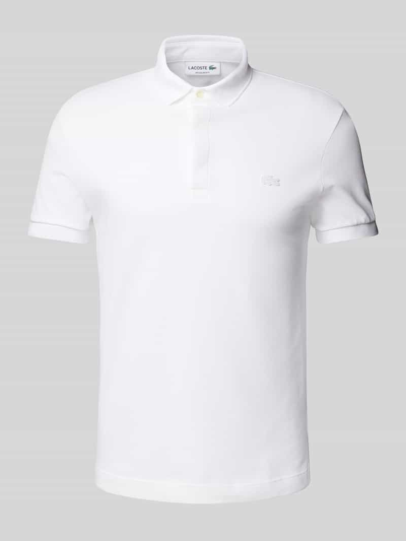 Lacoste Regular fit poloshirt met labelpatch, model 'CORE PIQUE'