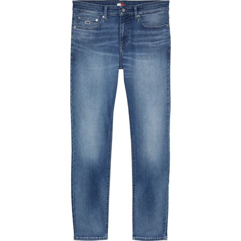 TOMMY JEANS Slim fit jeans SCANTON SLIM met gestempeld logo