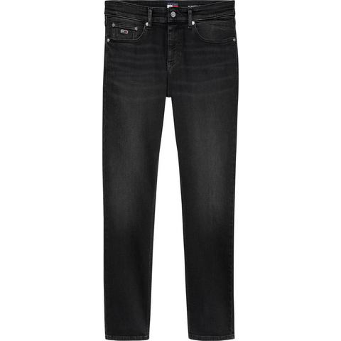 TOMMY JEANS Slim fit jeans SCANTON SLIM met gestempeld logo