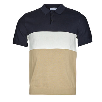 Selected Polo Shirt Korte Mouw  SLHMATTIS SS KNIT BLOCK POLO B