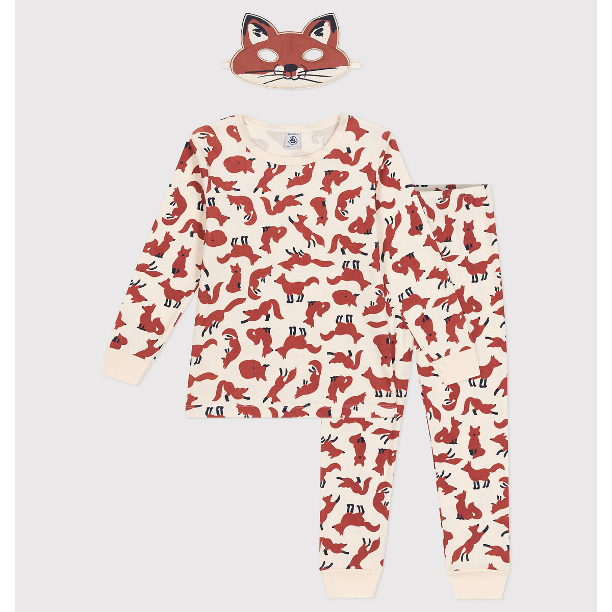 PETIT BATEAU 2-delige lange pyjama met vossenprint