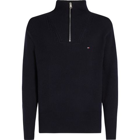 Tommy Hilfiger Trui met staande kraag BT-CHUNKY CTN RIB NAUTICAL ZM-B