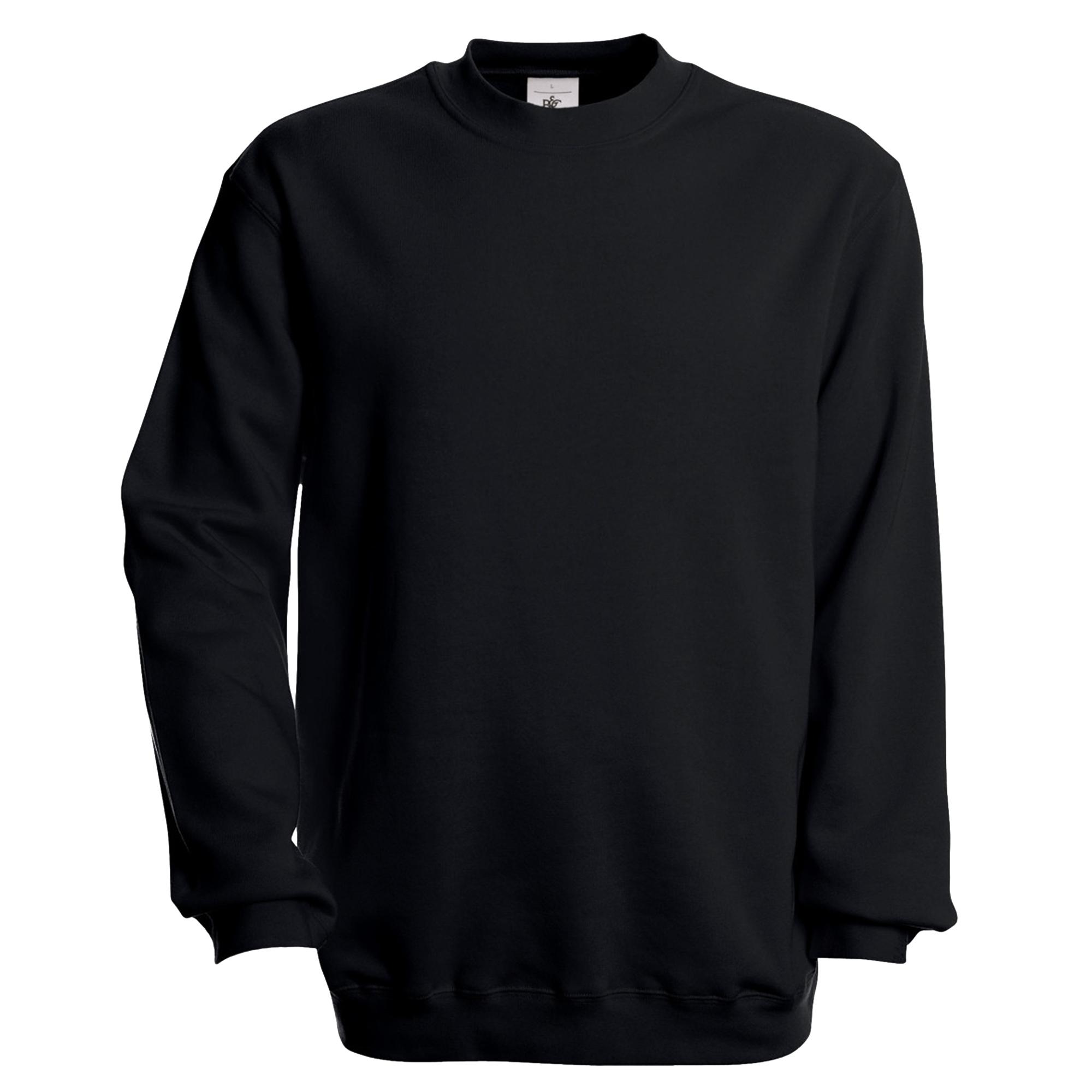 B and C B&c uniseksekset in modern cut crew neck sweatshirt