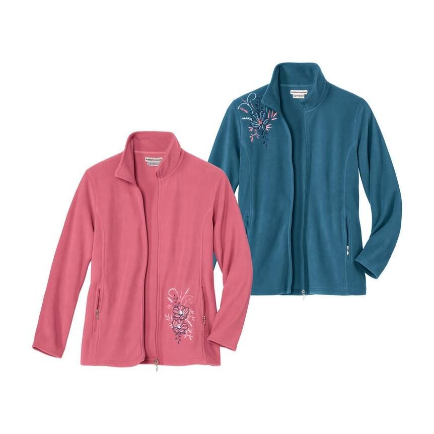 Atlas for Women Dames microfleece jas (set van 2)