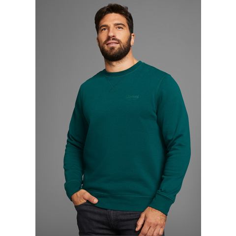 Man's World Sweatshirt Lange mouwen, basic-stijl, effen, ronde hals