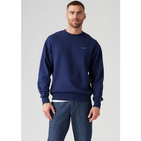 Levi's Sweatshirt AUTHENTIC CREW met geborduurd logo