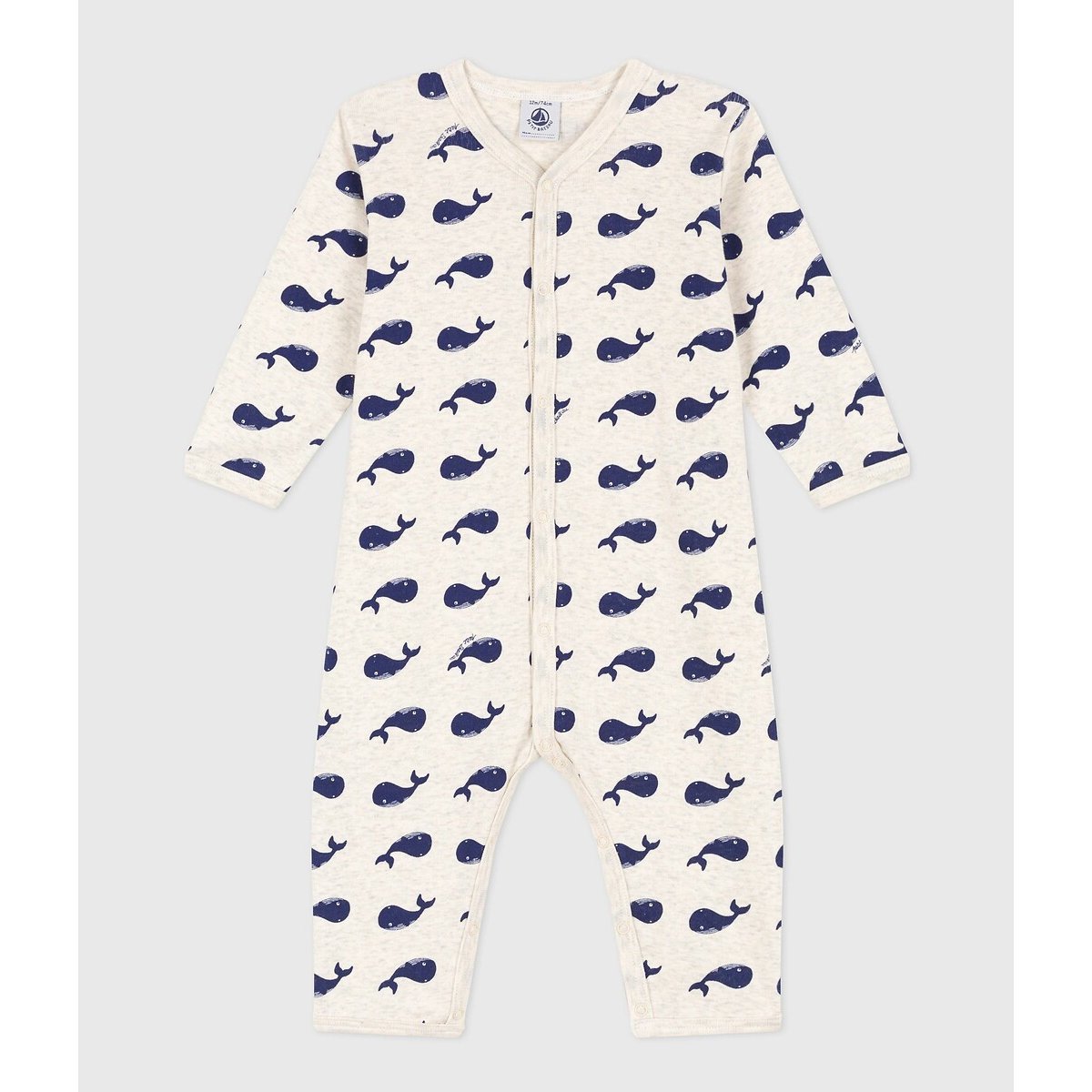 PETIT BATEAU Bedrukte pyjama zonder voeten