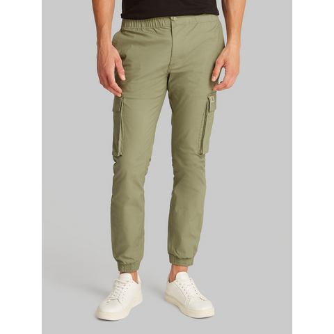 Calvin Klein Cargobroek SKINNY CARGO met logopatch