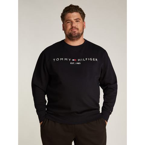 Tommy Hilfiger Sweatshirt BT-TOMMY LOGO SWEATSHIRT-B in grote maten, met logoprint