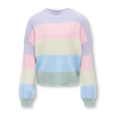 KIDS ONLY Gebreide trui KOGSANDY L/S STRIPE PULLOVER KNT NOOS