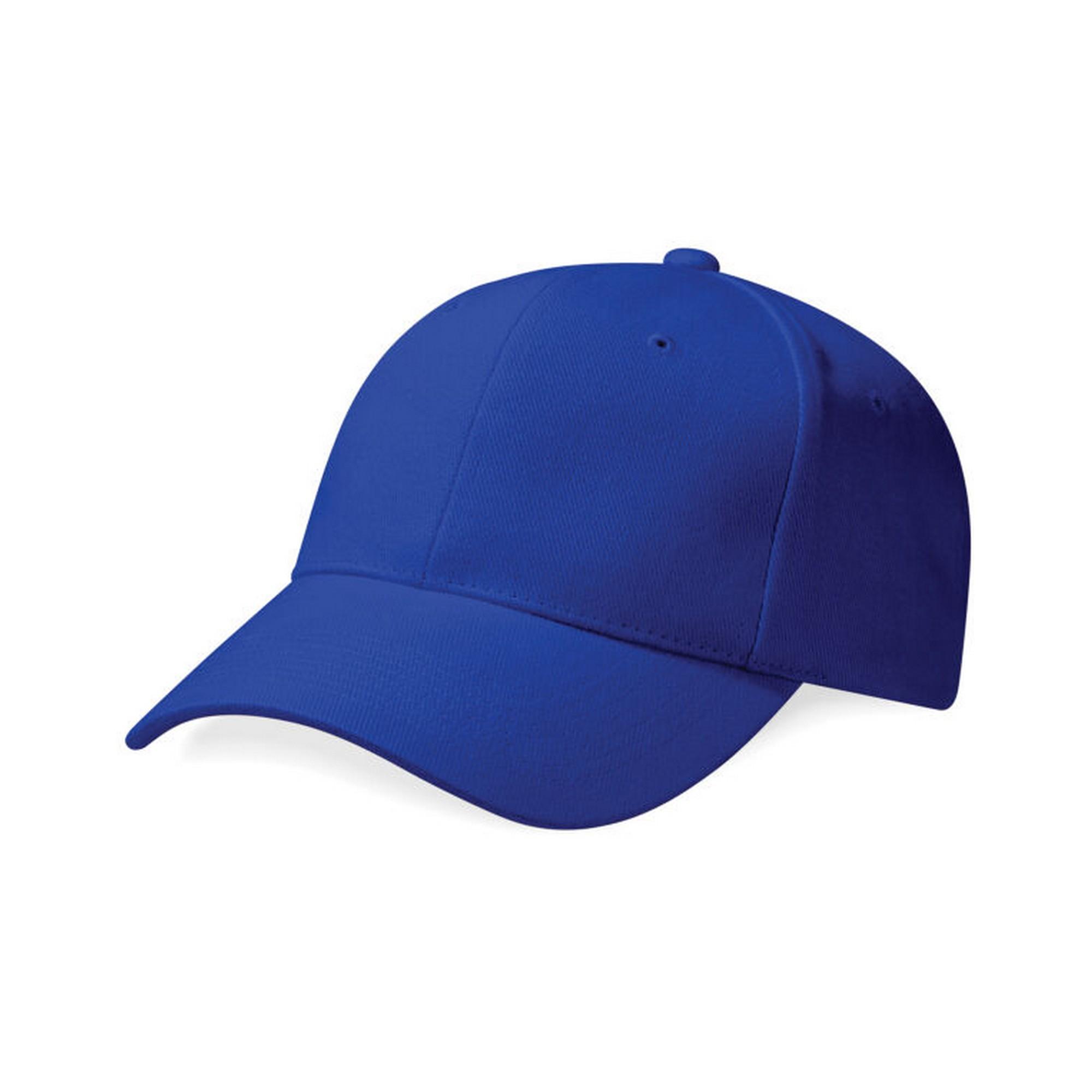 Beechfield Unisex pro-style heavy brushed cotton baseball cap voor volwassenen