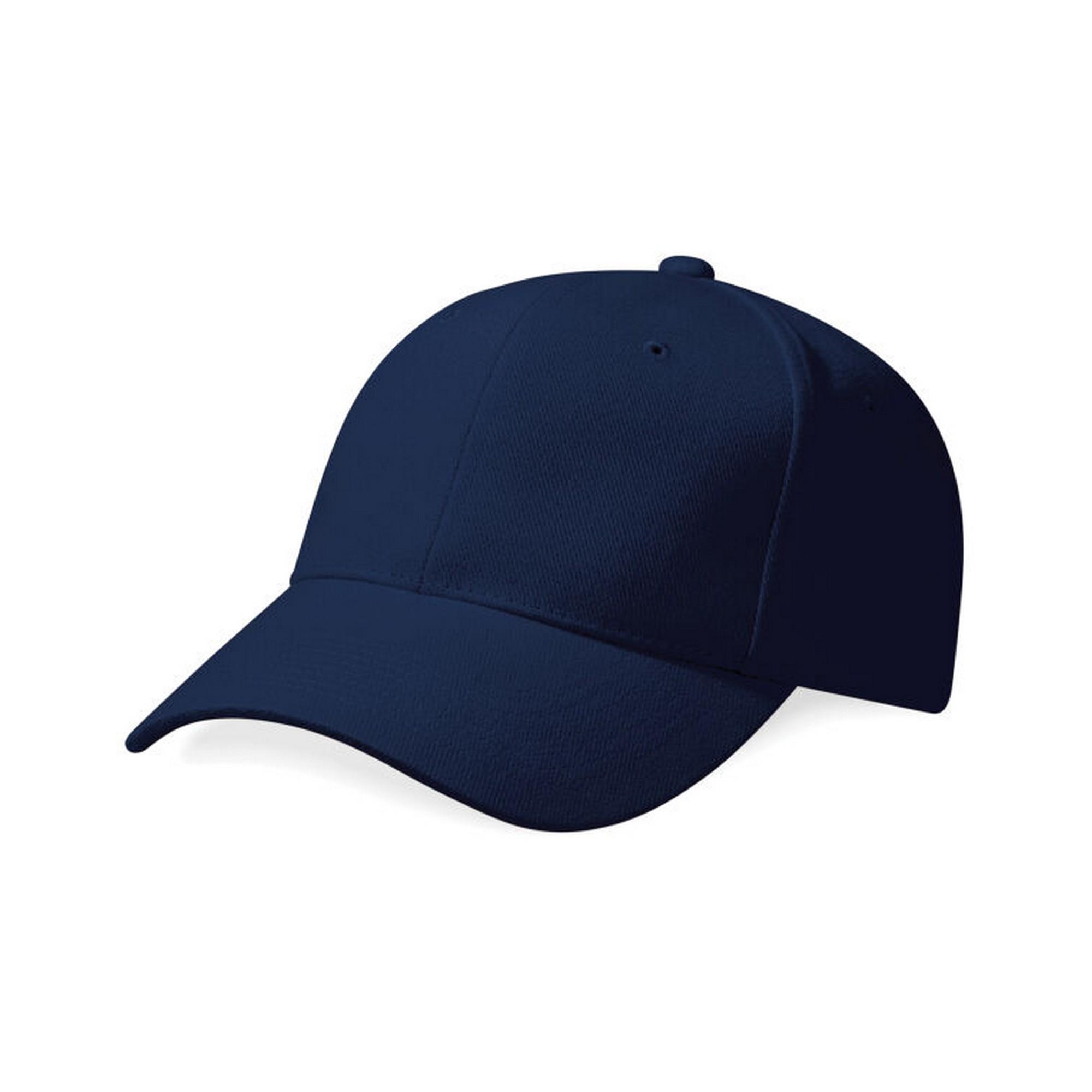 Beechfield Unisex pro-style heavy brushed cotton baseball cap voor volwassenen