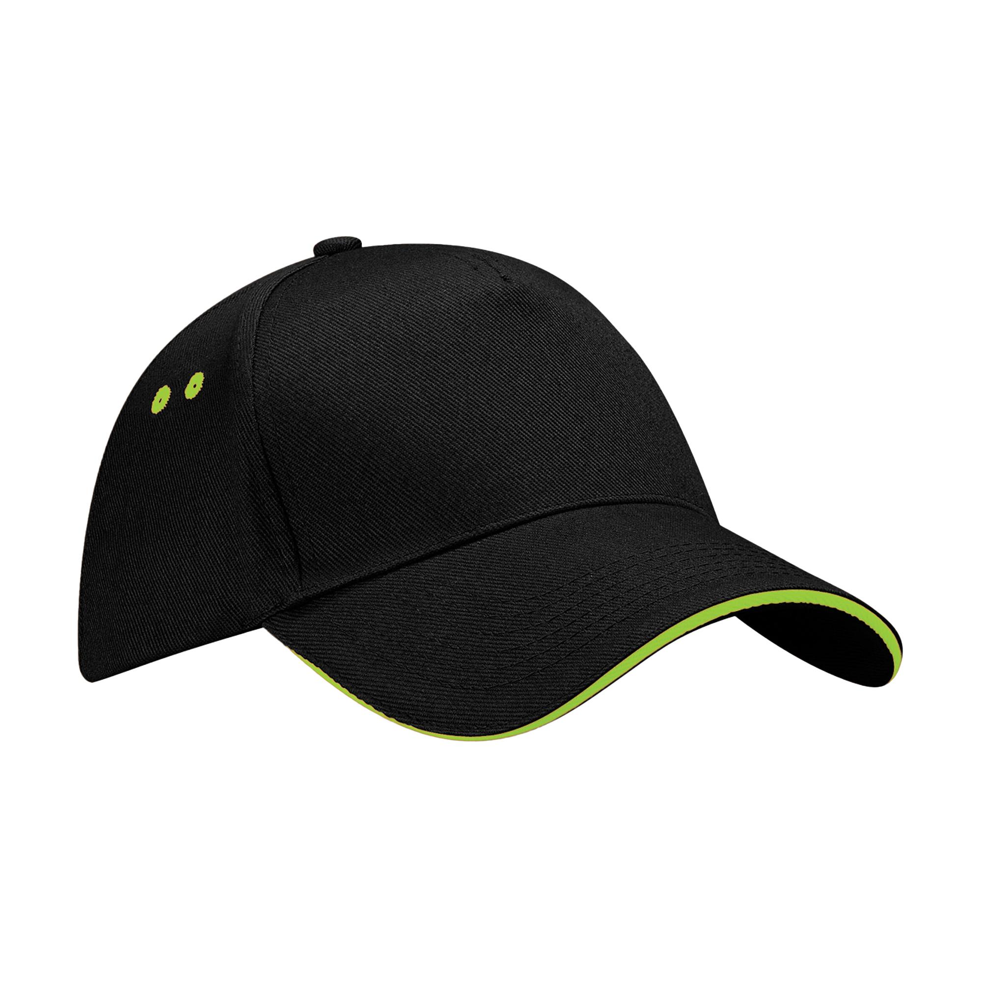 Beechfield Unisex ultimate sandwich peak cap voor volwassenen