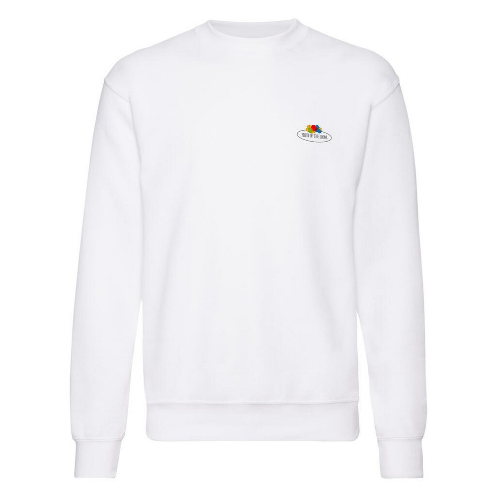 Fruit of the Loom Heren vintage sweatshirt met logoprint