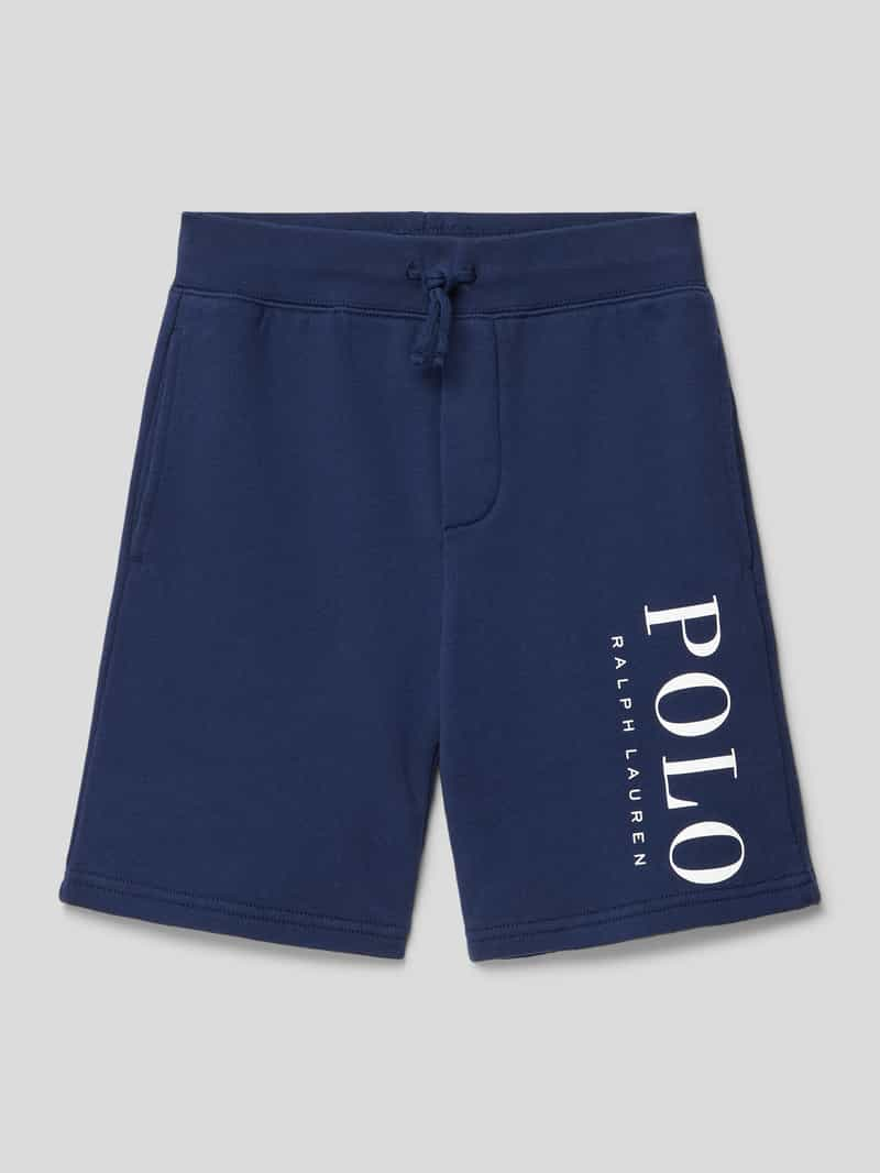 RALPH LAUREN TEENS Regular fit sweatshorts met labelprint