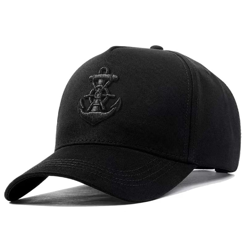 Cap Factory Hip Hop Baseball Caps voor mannen Vrouwen Anker Geborduurde Vader Hoed Snapback Hip Hop Trucker Hoeden Outdoor Sun Hats zwart/goud