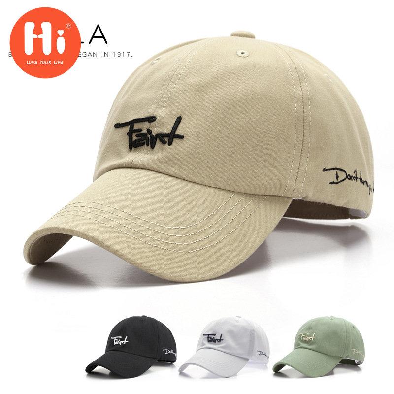 Hi Cap Mode Borduren Baseball Cap Zomer Outdoor Verstelbare Hip Hop Hoeden Bone Snapback Hoed adjustable kaki