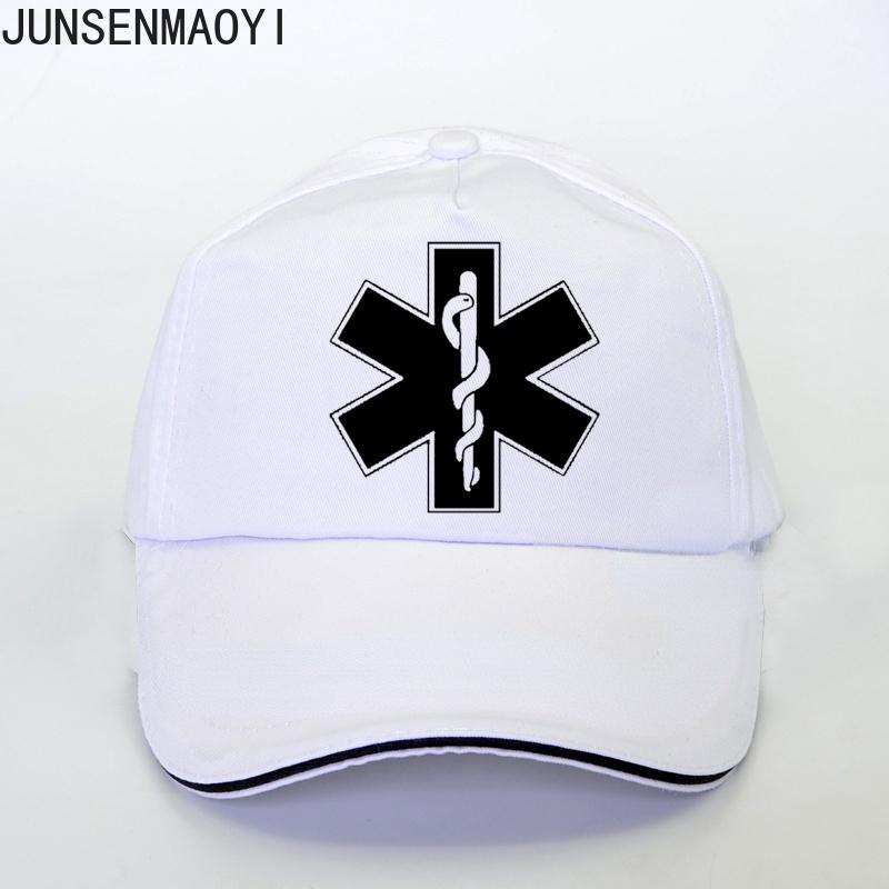 91530112MAC1H7JY0E EMT Emergency Ambulance Print Baseball cap Merk hiphop cap hoge zomer Heren dames Unisex verstelbare snapback Trucker hoed