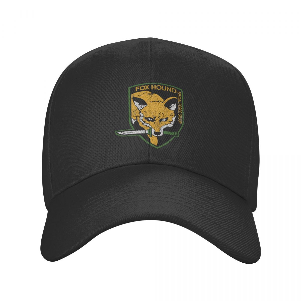 91460000MABYK9JE7A Klassieke Metal Gear Solid Fox Hound Baseball Cap Unisex Dames Op maat verstelbare Unisex Video Game Dad Hat Outdoor Snapback Caps Adjustable Cap