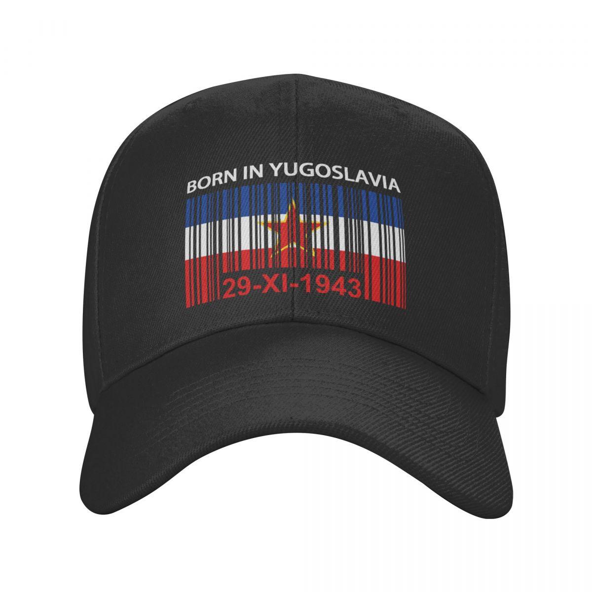 91140109MA0LUDA177 Nieuwe Geboren In Joegoslavië Baseball Cap Vrouwen Unisex Verstelbare Vader Hoed Streetwear Zonnehoeden Snapback Caps Adjustable Cap