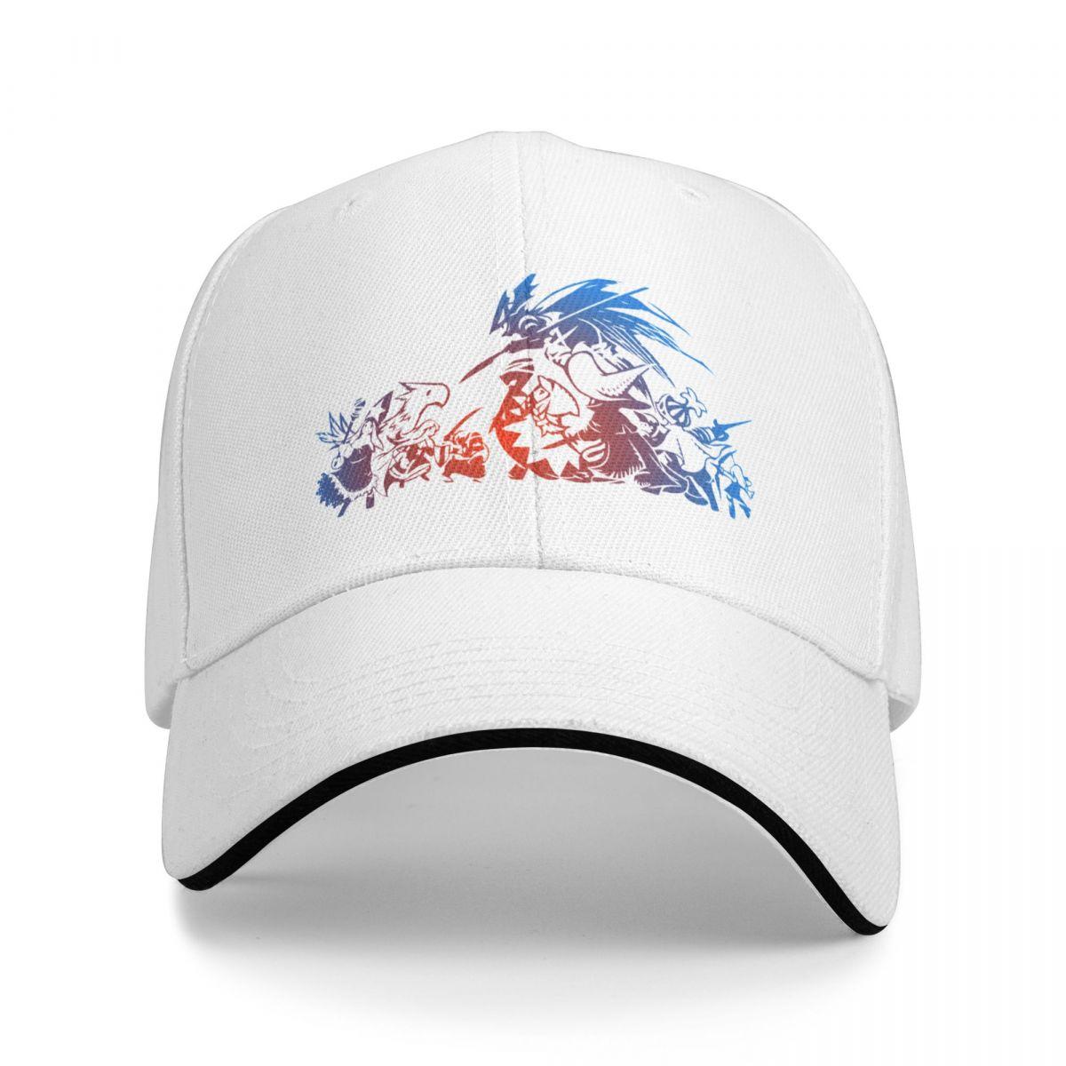 91440605MAC58Q307J Final Fantasy Tactics Logo Vector Baseball Cap Hat Man Luxe Trucker Cap Trucker Hat Rugby Caps voor Unisex Dames